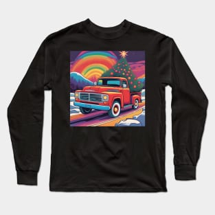 Psychedelic Yule Ride Long Sleeve T-Shirt